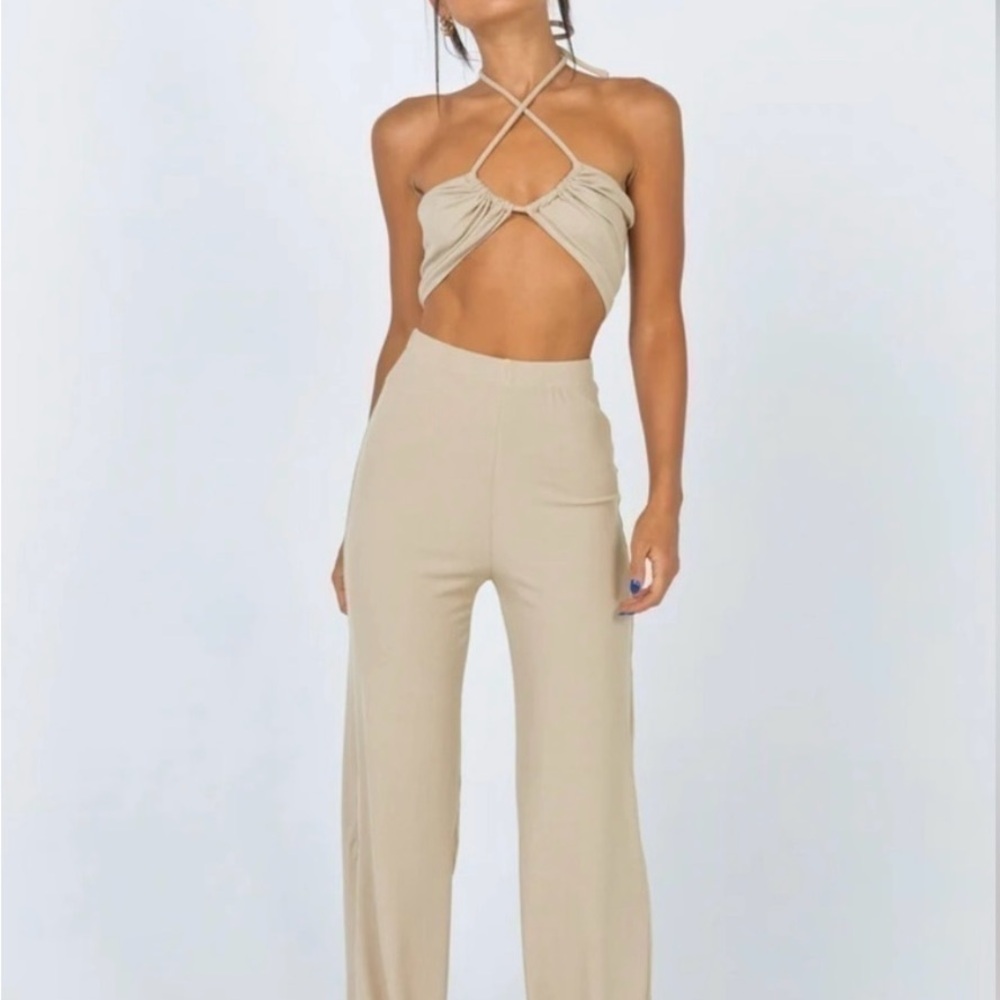 Princess Polly 2 piece matching tan set